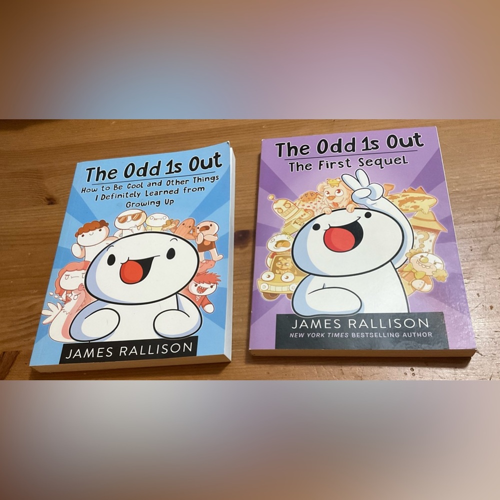 James Rallison: The Odd 1s Out paperback duo/set of two teens age reading books.